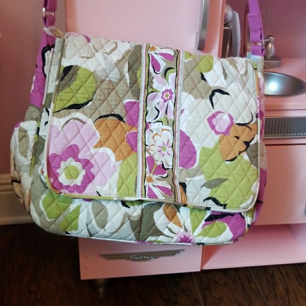 Vera Bradley messenger  baby diaper bag